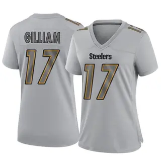 Game Women's Joe Gilliam Pittsburgh Steelers Nike Atmosphere Fashion Jersey - Gray
