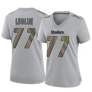 Game Women's John Leglue Pittsburgh Steelers Nike Atmosphere Fashion Jersey - Gray