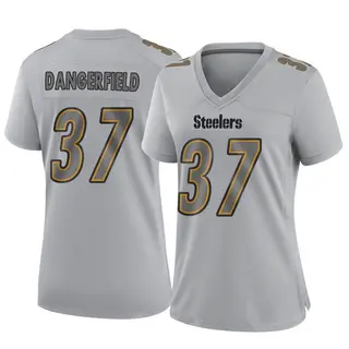 Game Women's Jordan Dangerfield Pittsburgh Steelers Nike Atmosphere Fashion Jersey - Gray