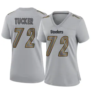 Game Women's Jordan Tucker Pittsburgh Steelers Nike Atmosphere Fashion Jersey - Gray