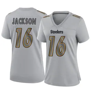 Game Women's Josh Jackson Pittsburgh Steelers Nike Atmosphere Fashion Jersey - Gray