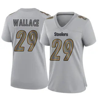Game Women's Levi Wallace Pittsburgh Steelers Nike Atmosphere Fashion Jersey - Gray