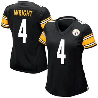 Game Women's Matthew Wright Pittsburgh Steelers Nike Team Color Jersey - Black