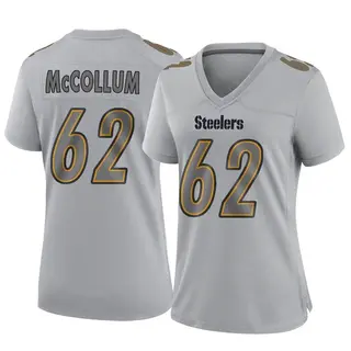 Game Women's Ryan McCollum Pittsburgh Steelers Nike Atmosphere Fashion Jersey - Gray