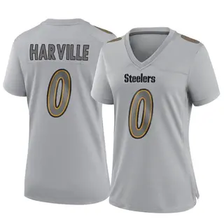 Game Women's Tavin Harville Pittsburgh Steelers Nike Atmosphere Fashion Jersey - Gray