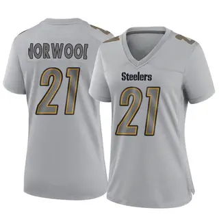 Game Women's Tre Norwood Pittsburgh Steelers Nike Atmosphere Fashion Jersey - Gray
