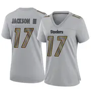 Game Women's William Jackson III Pittsburgh Steelers Nike Atmosphere Fashion Jersey - Gray