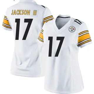 Game Women's William Jackson III Pittsburgh Steelers Nike Jersey - White