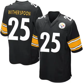 Game Youth Ahkello Witherspoon Pittsburgh Steelers Nike Team Color Jersey - Black
