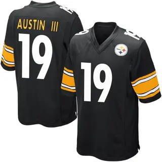 Game Youth Calvin Austin III Pittsburgh Steelers Nike Team Color Jersey - Black