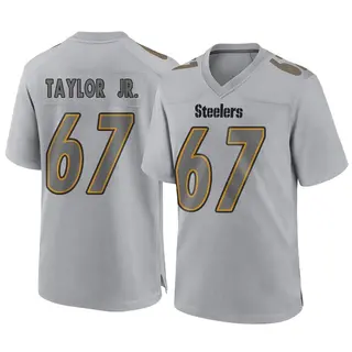 Game Youth Calvin Taylor Jr. Pittsburgh Steelers Nike Atmosphere Fashion Jersey - Gray