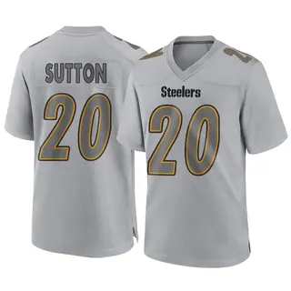 Game Youth Cameron Sutton Pittsburgh Steelers Nike Atmosphere Fashion Jersey - Gray