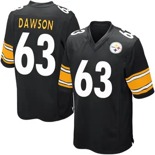 Game Youth Dermontti Dawson Pittsburgh Steelers Nike Team Color Jersey - Black