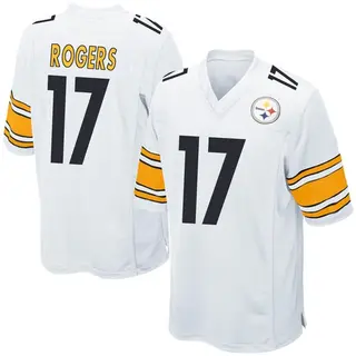 Game Youth Eli Rogers Pittsburgh Steelers Nike Jersey - White
