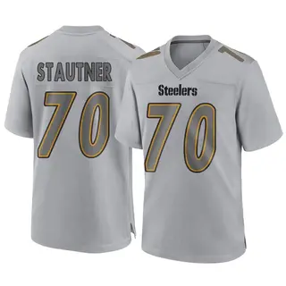 Game Youth Ernie Stautner Pittsburgh Steelers Nike Atmosphere Fashion Jersey - Gray