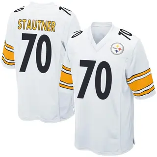 Game Youth Ernie Stautner Pittsburgh Steelers Nike Jersey - White