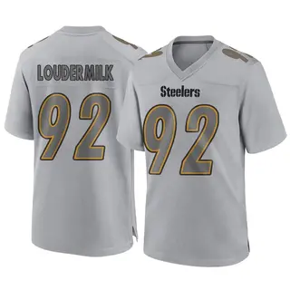 Game Youth Isaiahh Loudermilk Pittsburgh Steelers Nike Atmosphere Fashion Jersey - Gray