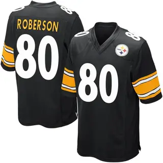 Game Youth Jaquarii Roberson Pittsburgh Steelers Nike Team Color Jersey - Black