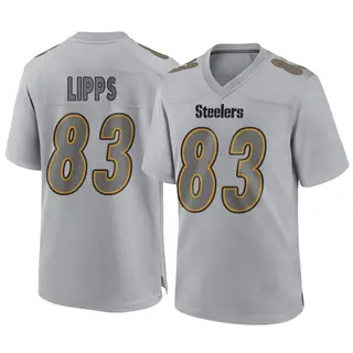 Game Youth Louis Lipps Pittsburgh Steelers Nike Atmosphere Fashion Jersey - Gray