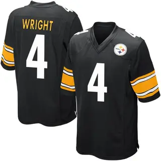 Game Youth Matthew Wright Pittsburgh Steelers Nike Team Color Jersey - Black