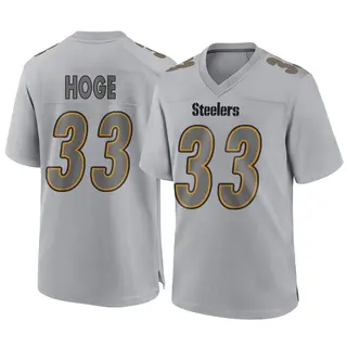 Game Youth Merril Hoge Pittsburgh Steelers Nike Atmosphere Fashion Jersey - Gray