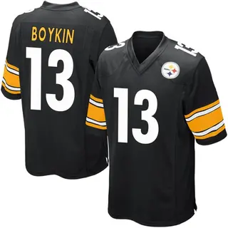 Game Youth Miles Boykin Pittsburgh Steelers Nike Team Color Jersey - Black