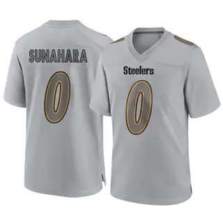 Game Youth Rex Sunahara Pittsburgh Steelers Nike Atmosphere Fashion Jersey - Gray