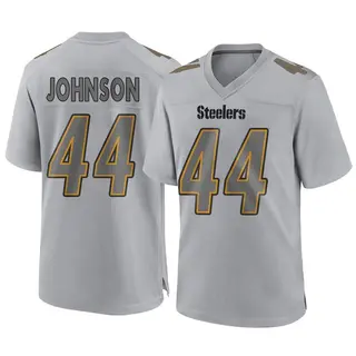 Game Youth Tyree Johnson Pittsburgh Steelers Nike Atmosphere Fashion Jersey - Gray