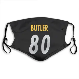 Jack Butler Pittsburgh Steelers Washabl & Reusable Face Mask - Black