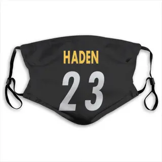 Joe Haden Pittsburgh Steelers Washabl & Reusable Face Mask - Black