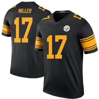 Legend Men's Anthony Miller Pittsburgh Steelers Nike Color Rush Jersey - Black