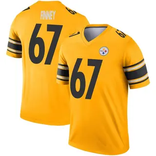 Legend Men's B.J. Finney Pittsburgh Steelers Nike Inverted Jersey - Gold
