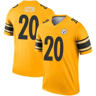 Legend Men's Cameron Sutton Pittsburgh Steelers Nike Inverted Jersey - Gold