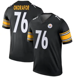 Legend Men's Chukwuma Okorafor Pittsburgh Steelers Nike Jersey - Black