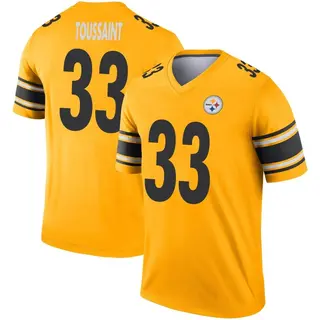 Legend Men's Fitzgerald Toussaint Pittsburgh Steelers Nike Inverted Jersey - Gold