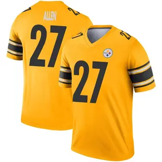 Legend Men's Marcus Allen Pittsburgh Steelers Nike Inverted Jersey - Gold