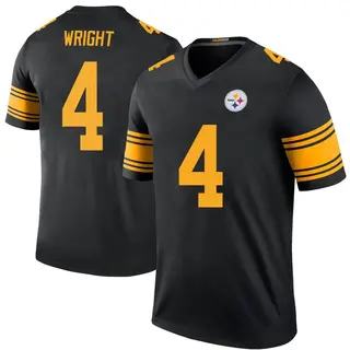 Legend Men's Matthew Wright Pittsburgh Steelers Nike Color Rush Jersey - Black