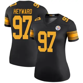 Legend Women's Cameron Heyward Pittsburgh Steelers Color Rush Jersey - Black