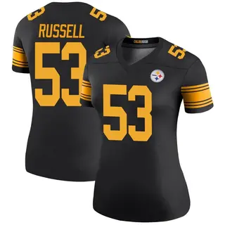 Legend Women's Chapelle Russell Pittsburgh Steelers Nike Color Rush Jersey - Black
