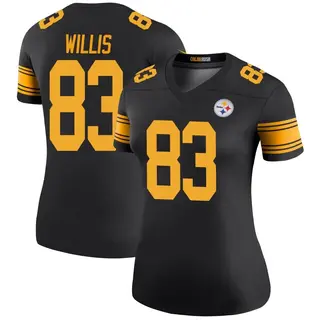 Legend Women's Damion Willis Pittsburgh Steelers Nike Color Rush Jersey - Black