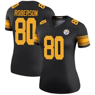 Legend Women's Jaquarii Roberson Pittsburgh Steelers Nike Color Rush Jersey - Black