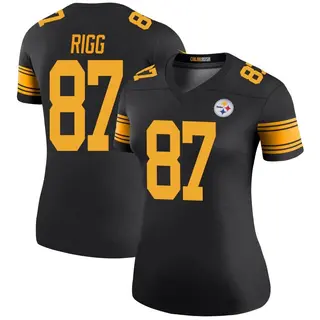 Legend Women's Justin Rigg Pittsburgh Steelers Nike Color Rush Jersey - Black