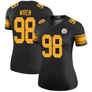 Legend Women's Renell Wren Pittsburgh Steelers Nike Color Rush Jersey - Black
