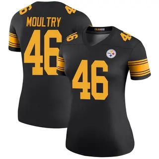Legend Women's T.D. Moultry Pittsburgh Steelers Nike Color Rush Jersey - Black