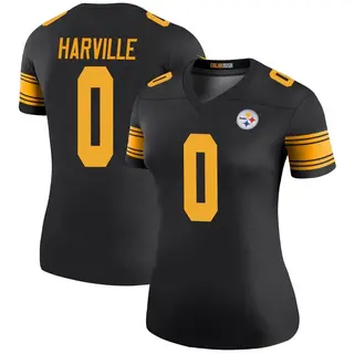 Legend Women's Tavin Harville Pittsburgh Steelers Nike Color Rush Jersey - Black
