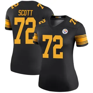 Legend Women's Trent Scott Pittsburgh Steelers Nike Color Rush Jersey - Black