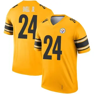 Legend Youth Benny Snell Jr. Pittsburgh Steelers Nike Inverted Jersey - Gold
