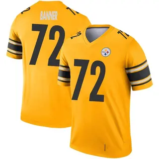 Legend Youth Zach Banner Pittsburgh Steelers Nike Inverted Jersey - Gold