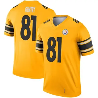 Legend Youth Zach Gentry Pittsburgh Steelers Nike Inverted Jersey - Gold