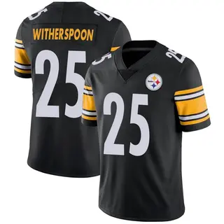 Limited Men's Ahkello Witherspoon Pittsburgh Steelers Nike Team Color Vapor Untouchable Jersey - Black